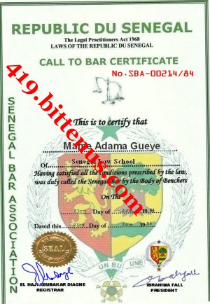 Law School Certificate